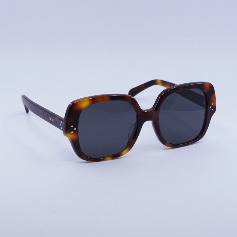 🕶️ New Celine CL40241F 53A Sunglasses - Medium Havana Frame, Smoke Lenses - Picture 5 of 8